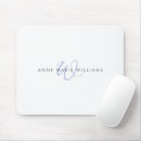 Search for periwinkle mousepads Script typography