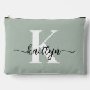 Search for monogram accessories Sage green