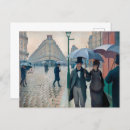 Search for gustave caillebotte postcards Umbrellas