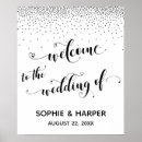 Search for silver welcome wedding signs Elegant