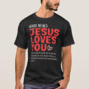 Search for christian message tshirts Jesus