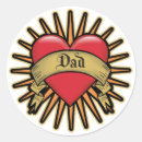 Search for heart tattoo stickers Dad