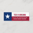 Search for texas business cards Texan