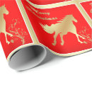 Search for equine wrapping paper Gold