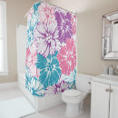 Search for hibiscus flower shower curtains Pink