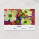 Search for spring tree business cards Blossoms