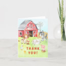 Search for farm animal thank you cards Petting zoo