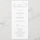 Search for order of service for weddings Dusty blue