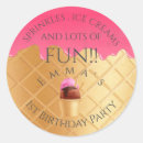 Search for pink icing stickers Birthday party