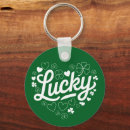 Search for shamrock clover key rings Saint