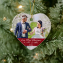 Search for newlyweds christmas tree decorations Bride and groom