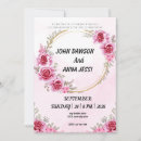 Search for gold ring wedding invitations Pink