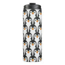 Search for penguins travel mugs Black and white