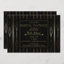 Search for art deco bridal shower invitations Chic