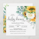 Search for sunflower baby shower Watercolor botanical