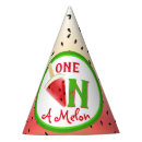 Search for watermelon paper party hats First birthday
