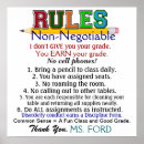 Search for teachers rules classroom posters Back to school