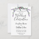 Search for pink lavender wedding invitations Purple