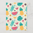 Search for fun pattern postcards Colourful