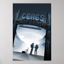 Search for retro space travel posters Silhouette