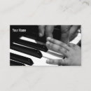 Search for lesson business cards Black and white