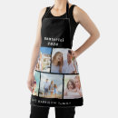 Search for family photo aprons Black white
