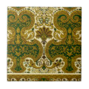 Search for green and gold pattern tiles Golden