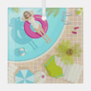 Search for swimming pool christmas tree decorations Girl