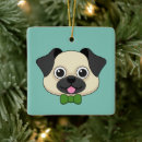 Search for papillon dog christmas tree decorations Pug