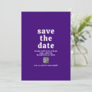 Search for royal purple save the dates Modern