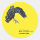Search for black crow stickers Raven