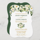 Search for elegant green and white invitations Modern