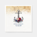 Search for blue and burgundy napkins Marsala