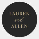 Search for gold formal wedding stickers Minimal