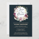 Search for dark bridal shower invitations Script typography