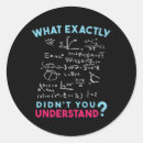 Search for math jokes stickers Science