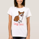 Search for corgi womens tshirts Puppy