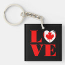 Search for canada maple leaf key rings Heart