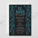 Search for goth invitations Black and red