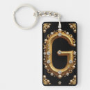 Search for g monogram key rings Elegant