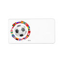 Search for soccer ball return address labels Team