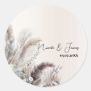 Search for bohemian floral wedding stickers Beige
