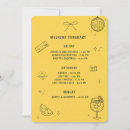Search for itinerary bridal shower invitations For her