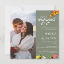 Search for green engagement party invitations Minimal