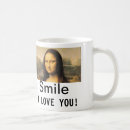 Search for mona lisa mugs Smile