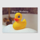 Search for rubber duck birthday cards Ducky