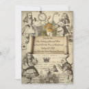 Search for queen of hearts invitations Alice