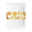 Search for gold foil wedding invitation belly bands Chic