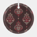 Search for paisley pattern christmas tree decorations Illustration