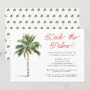 Search for luau seasonal invitations Deck the palms